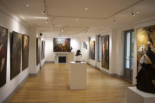 Upstairs main gallery room